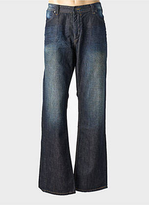 Jeans coupe droite stretch taille normale bleu PRE END homme