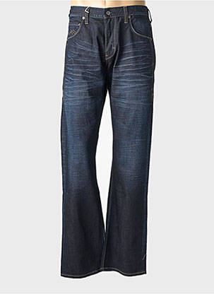 Jeans coupe droite stretch taille normale bleu HUDSON homme