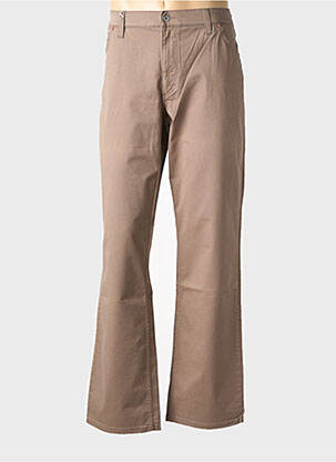 Jeans coupe droite stretch taille normale marron HUDSON homme