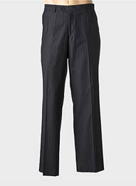 Pantalon droit taille à pinces taille normale noir PRE END homme