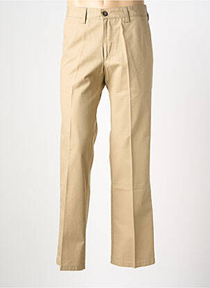 Pantalon chino tissage popeline taille normale beige CAMEL ACTIVE homme