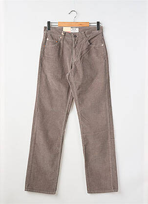 Pantalon slim tissage velours taille normale gris MUSTANG homme