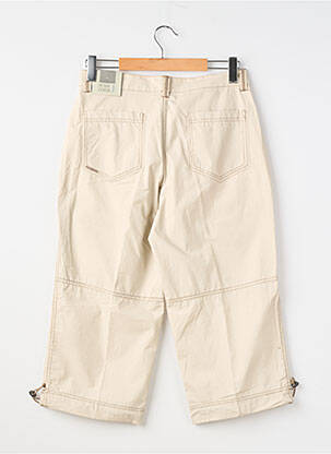 Pantacourt tissage popeline taille normale beige PETER COFOX homme
