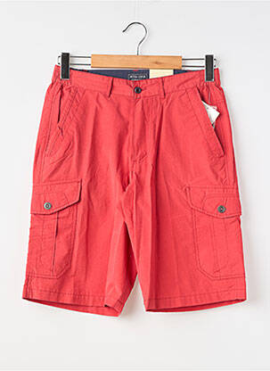 Bermuda taille élastique taille normale rouge PETER COFOX homme