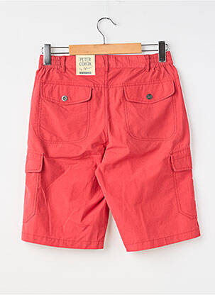Bermuda taille élastique taille normale rouge PETER COFOX homme