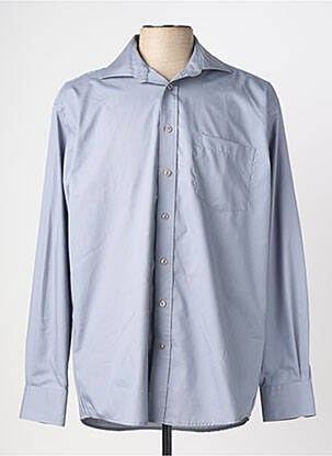Chemise manches longues coupe droite gris PRE END homme