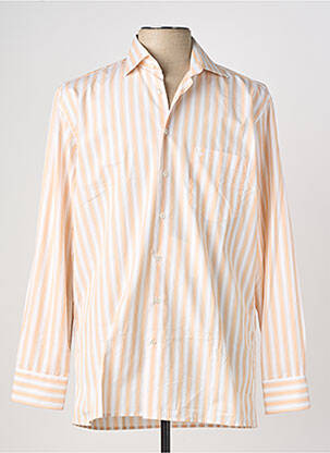 Chemise manches longues coupe cintrée orange SEIDENSTICKER homme