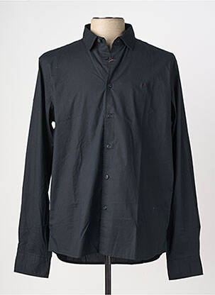 Chemise manches longues coupe cintrée noir SHILTON homme