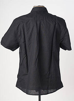 Chemise manches courtes poches noir DELAHAYE homme