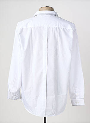 Chemise manches longues coupe droite blanc CAP 10 TEN homme