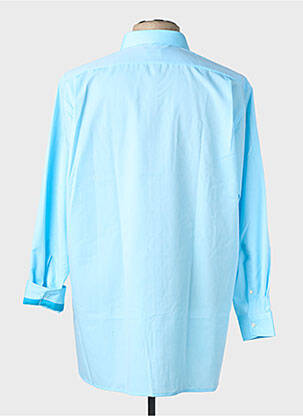 Chemise manches longues poches bleu OLYMP homme