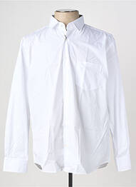 Chemise manches longues coupe droite blanc CAP 10 TEN homme