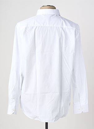 Chemise manches longues coupe droite blanc CAP 10 TEN homme