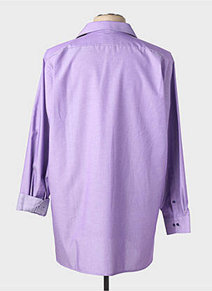 Chemise manches longues poches violet OLYMP homme