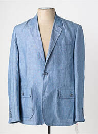 Blazer tissage chiné bleu DELAHAYE homme