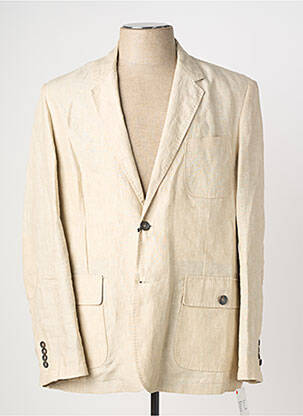 Blazer tissage chiné beige DELAHAYE homme