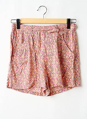 Short poches taille élastique rose GARCIA fille