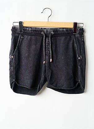 Short stretch taille élastique noir GARCIA fille
