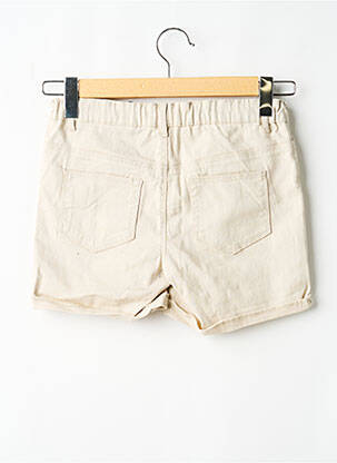 Short stretch taille élastique beige ONLY fille