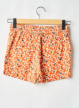 Short stretch taille élastique orange ONLY fille