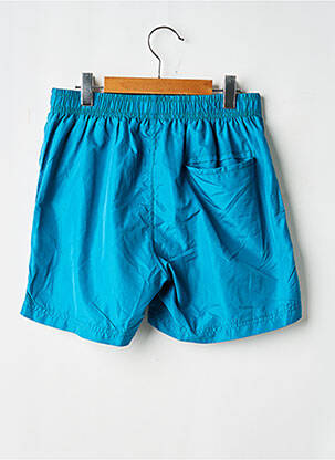 Short de bain effet matière satinée bleu LAGON BLEU garçon