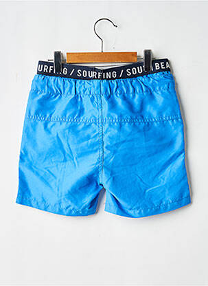 Short de bain effet matière satinée bleu NAME IT garçon