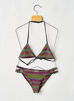 Maillot de bain 2 pièces stretch violet HISTOIRE DE PLAGE fille