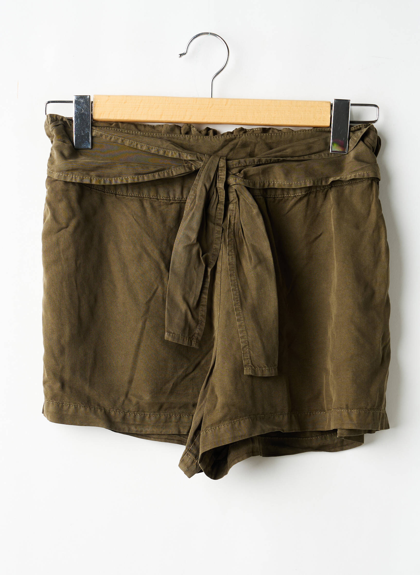 Short poches taille élastique vert NAME IT fille