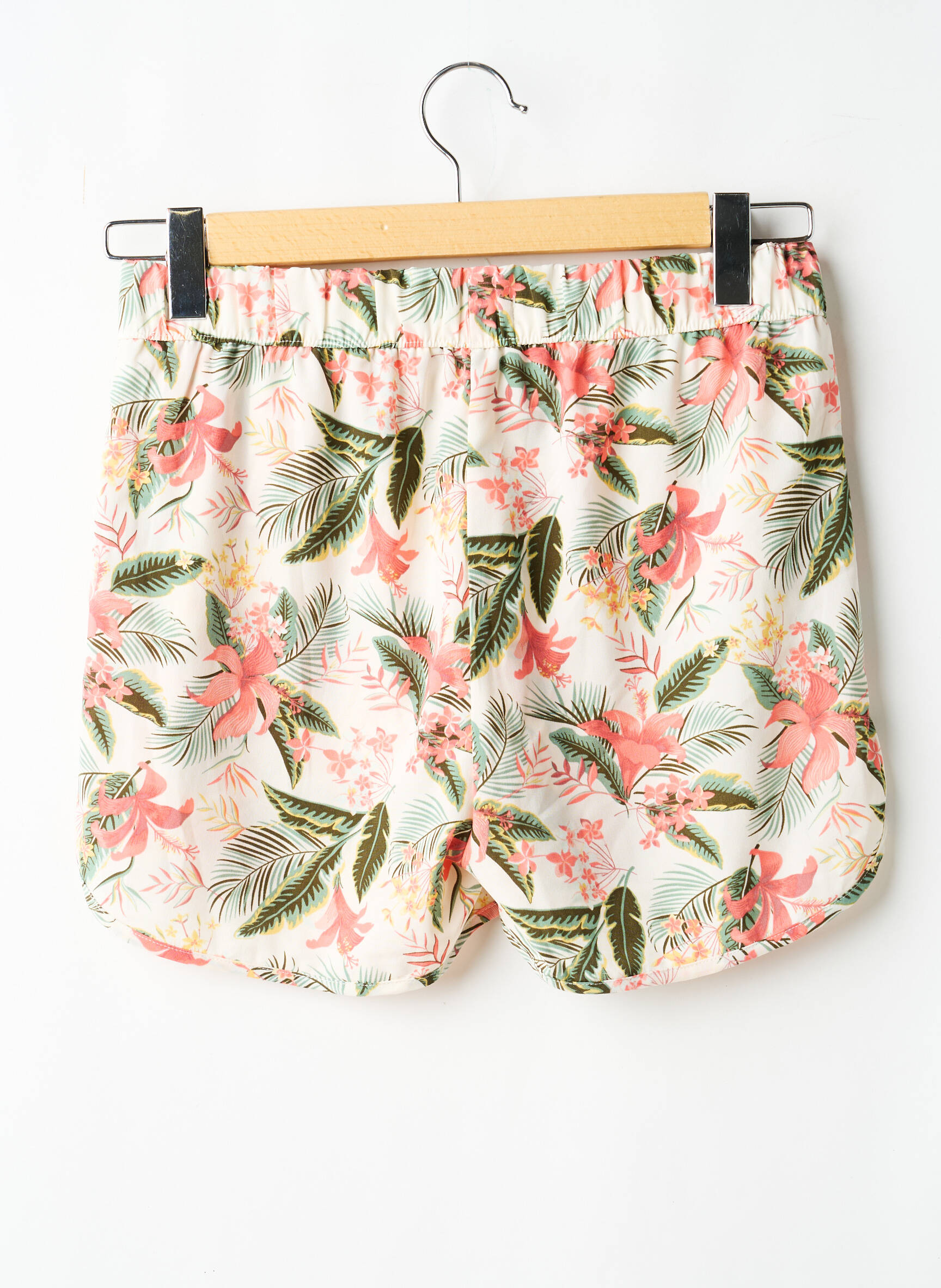 Short poches taille élastique blanc NAME IT fille