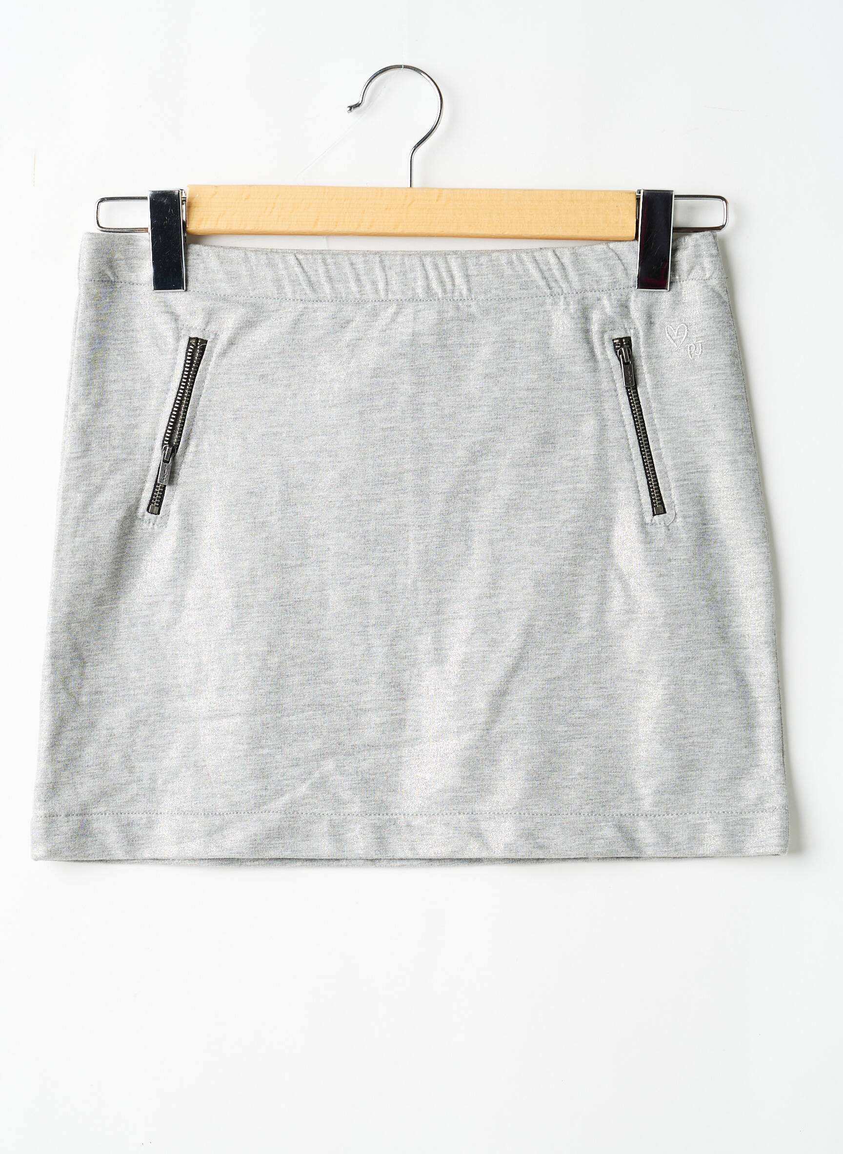 Jupe courte poches gris PEPE JEANS fille