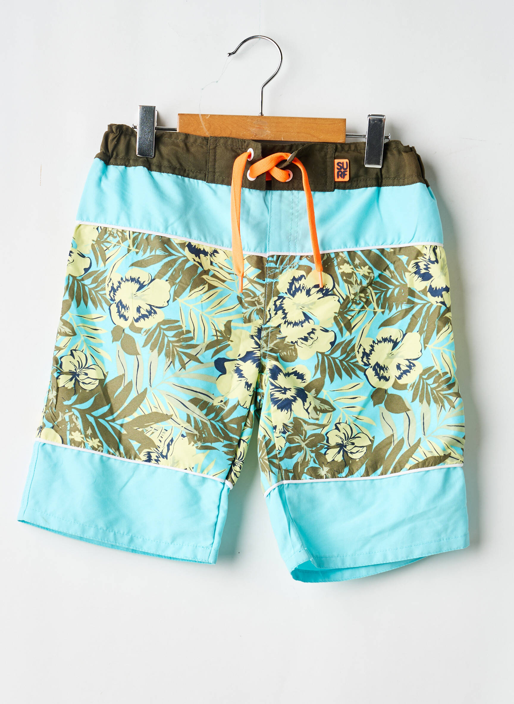 Short de bain tissage imperméable bleu NAME IT garçon