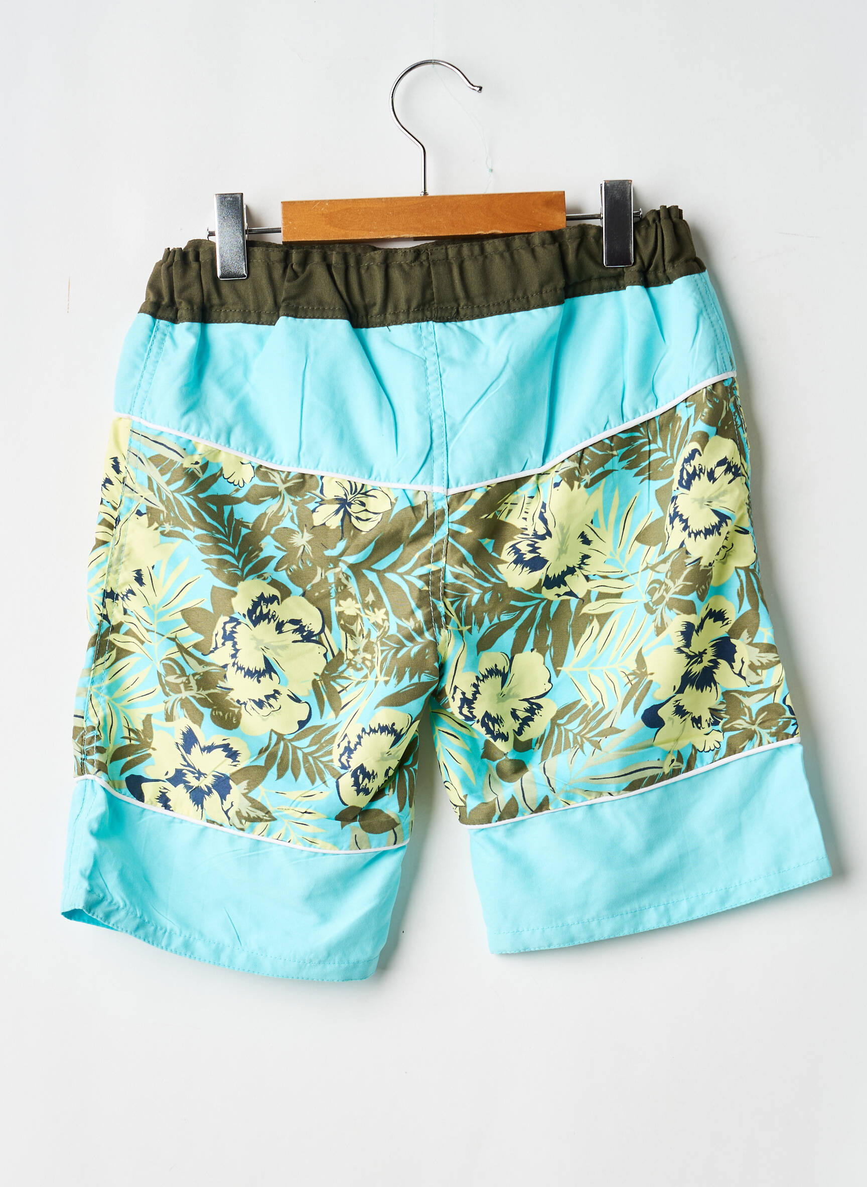 Short de bain tissage imperméable bleu NAME IT garçon