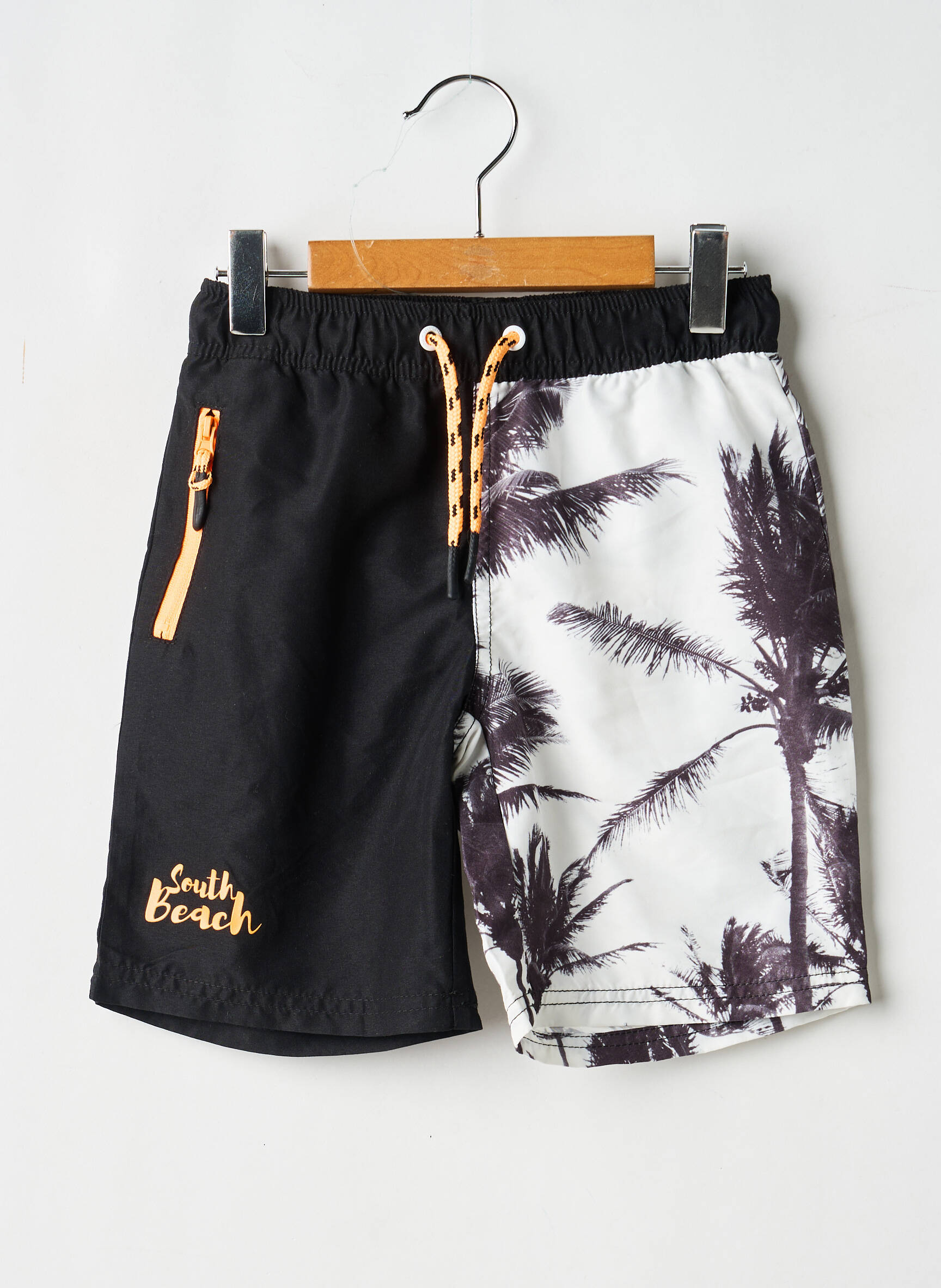Short de bain imprimé fantaisie noir NAME IT garçon