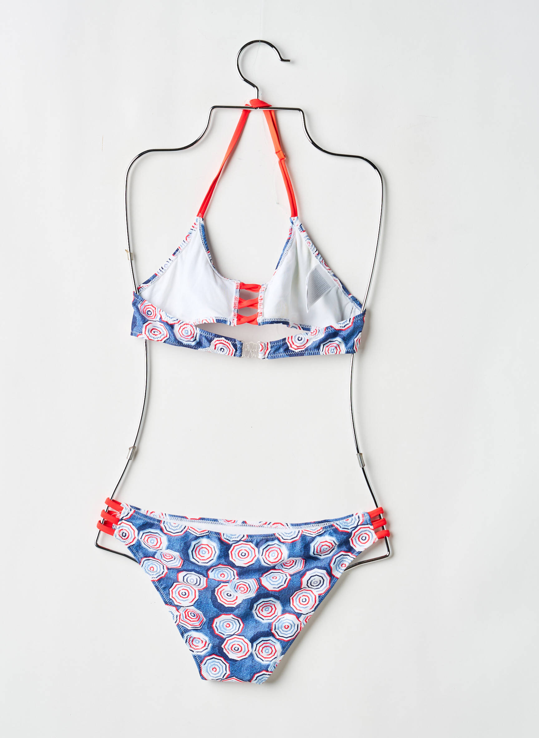 Maillot de bain 2 pièces stretch bleu MAYORAL fille