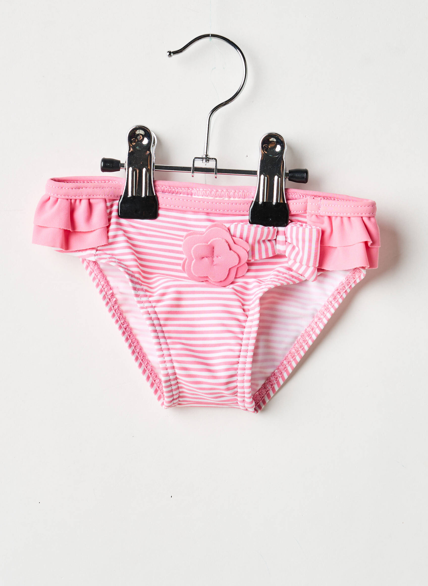 Bas de maillot de bain imprimé rayures rose MAYORAL fille