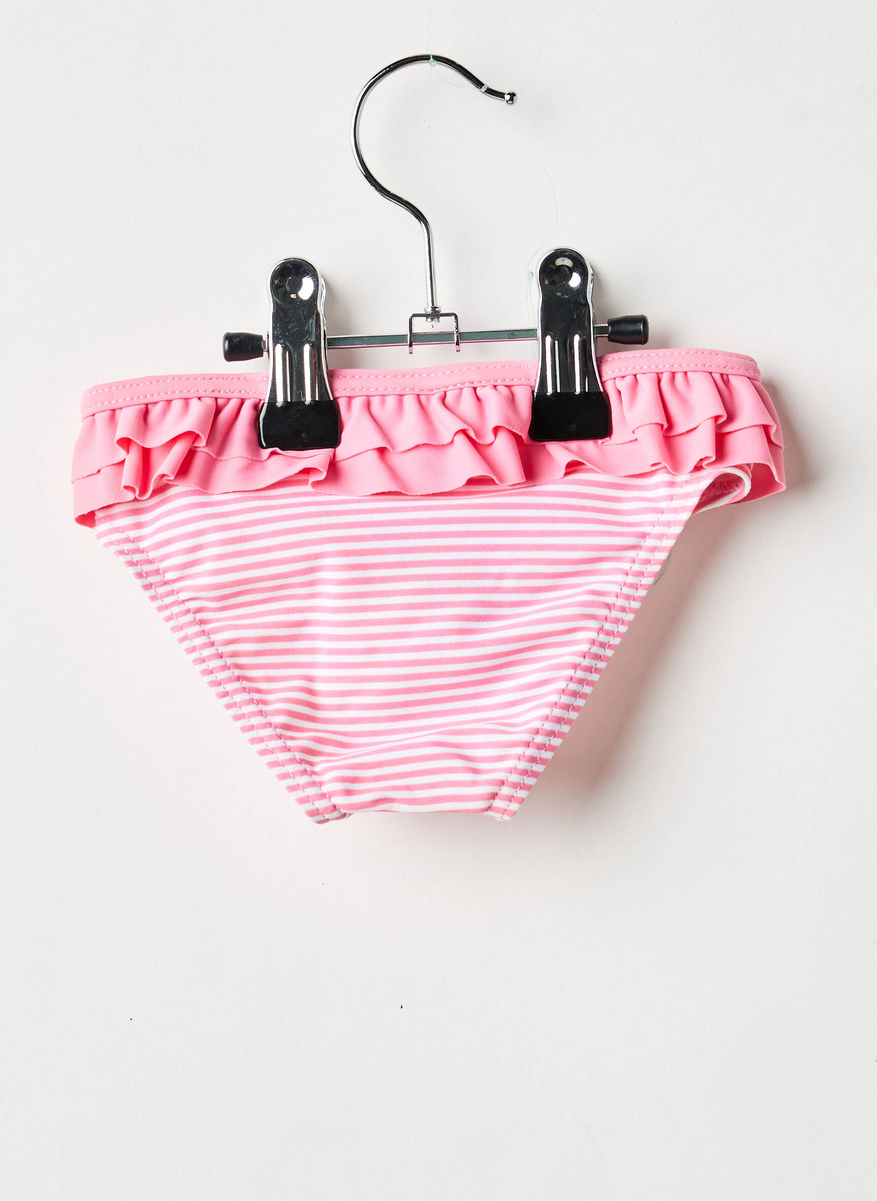 Bas de maillot de bain imprimé rayures rose MAYORAL fille
