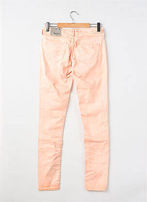 Pantalon slim tissage popeline taille ajustable orange PEPE JEANS fille