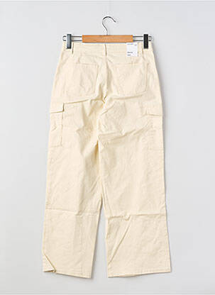 Pantalon cargo tissage popeline taille ajustable beige NAME IT fille