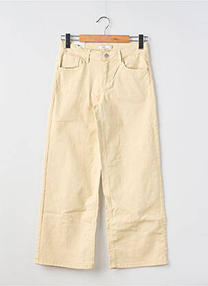 Jeans coupe large stretch taille ajustable beige NAME IT fille