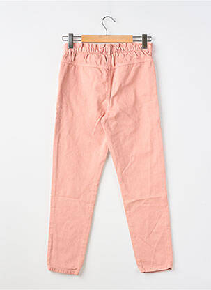 Jeans coupe droite taille haute taille ajustable rose ONLY fille