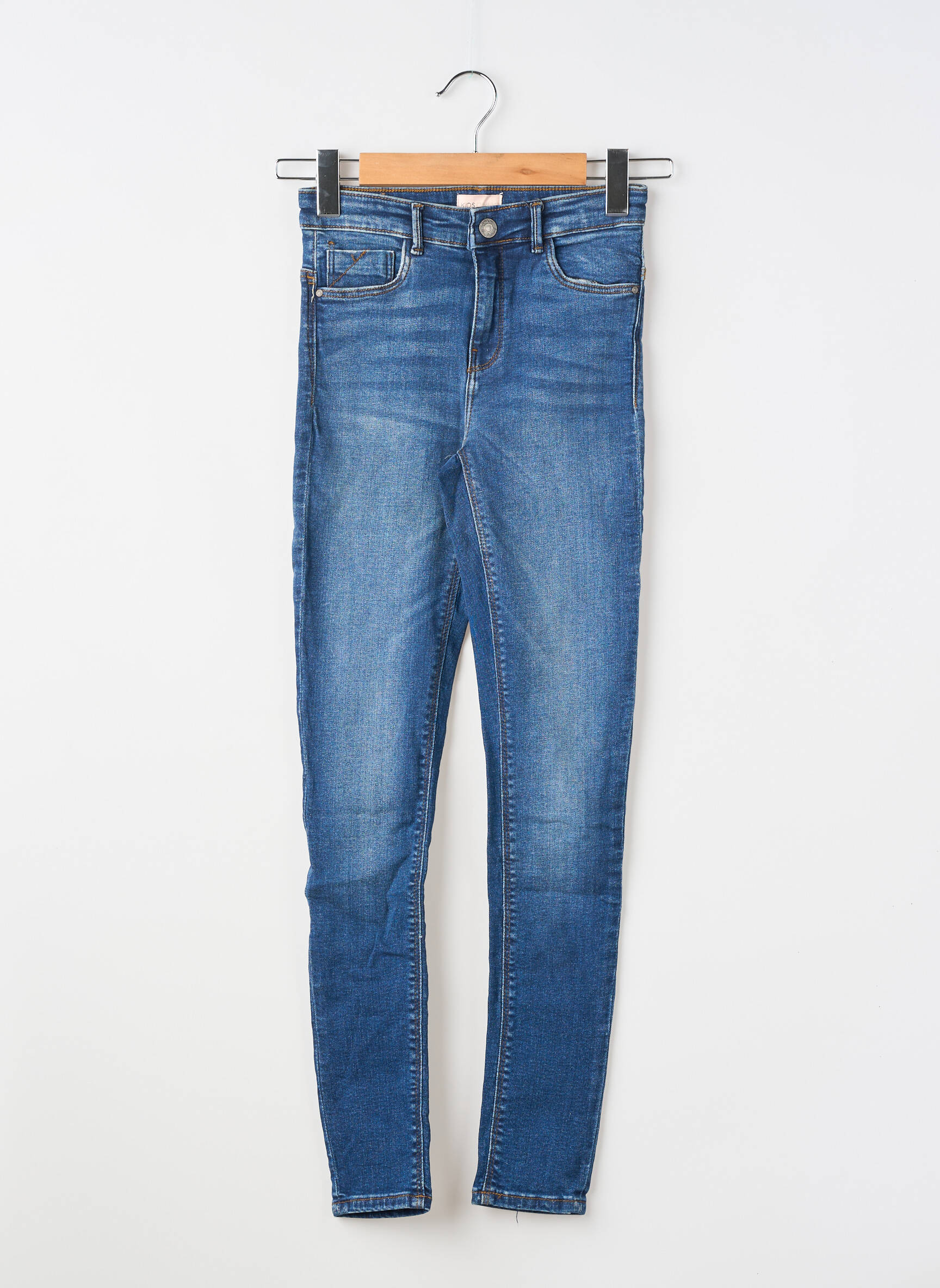 Jeans skinny stretch taille ajustable bleu KIDS ONLY fille