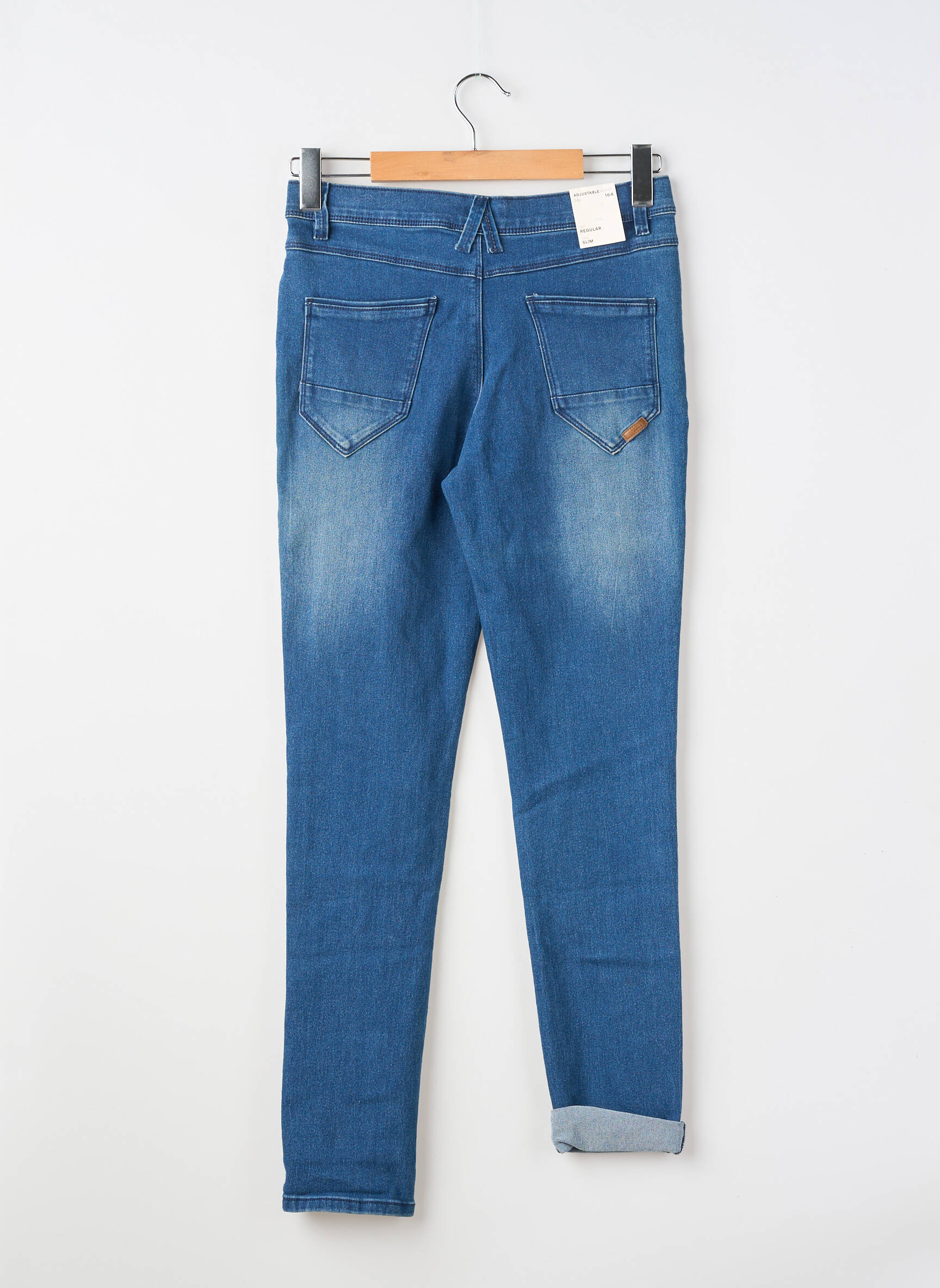 Jeans coupe slim stretch taille ajustable bleu NAME IT fille