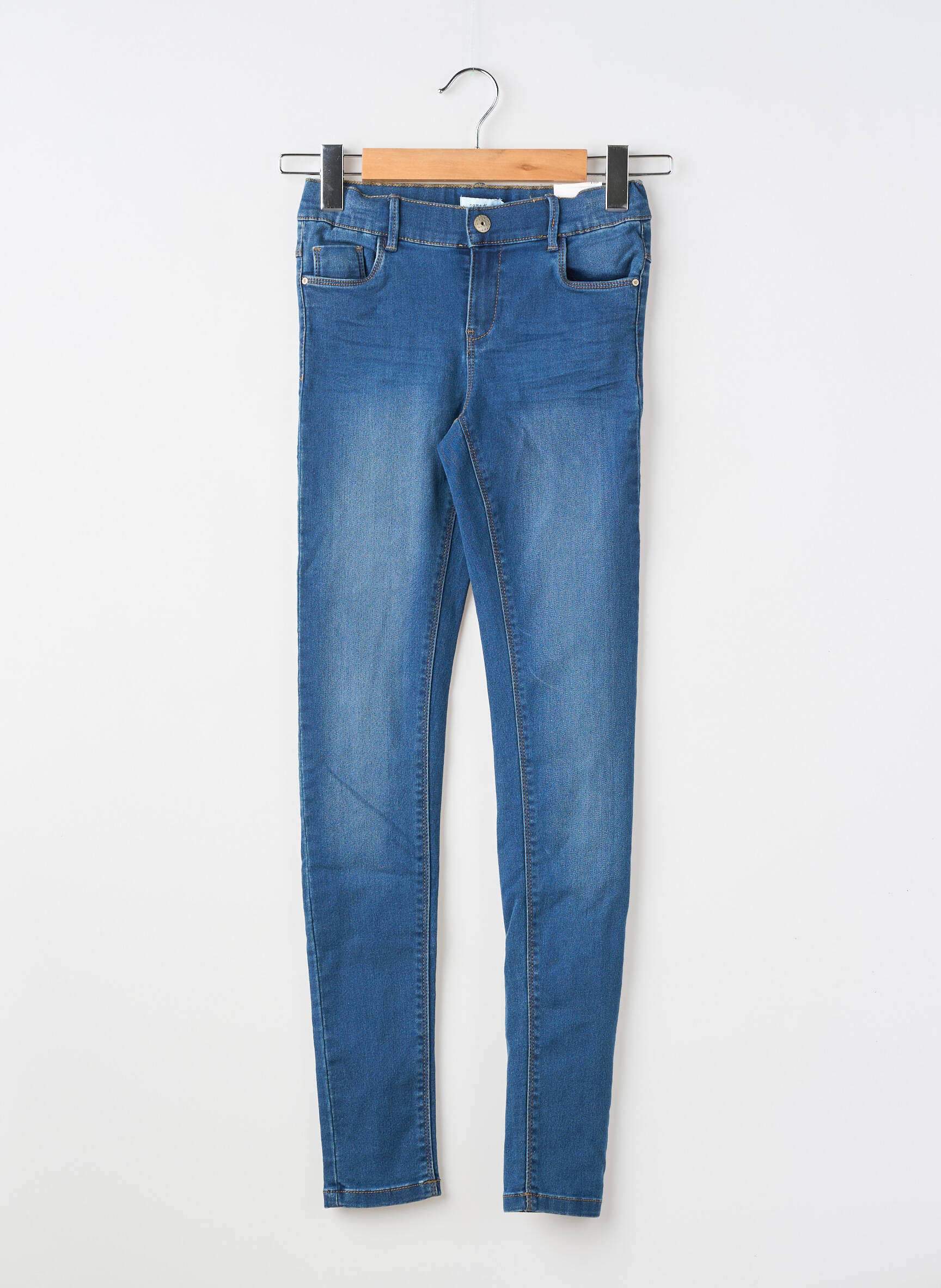 Jeans skinny stretch taille ajustable bleu NAME IT fille
