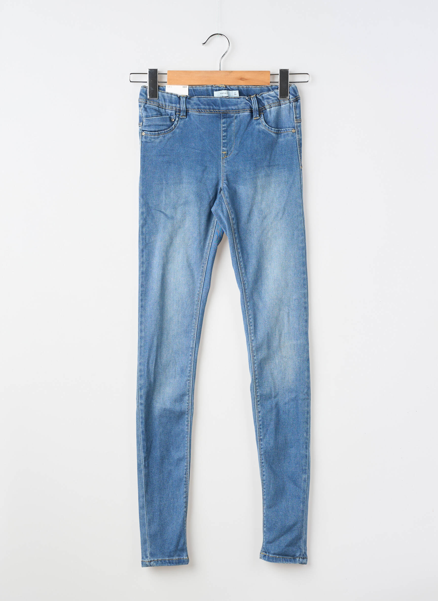 Jegging tissage denim taille ajustable bleu NAME IT fille