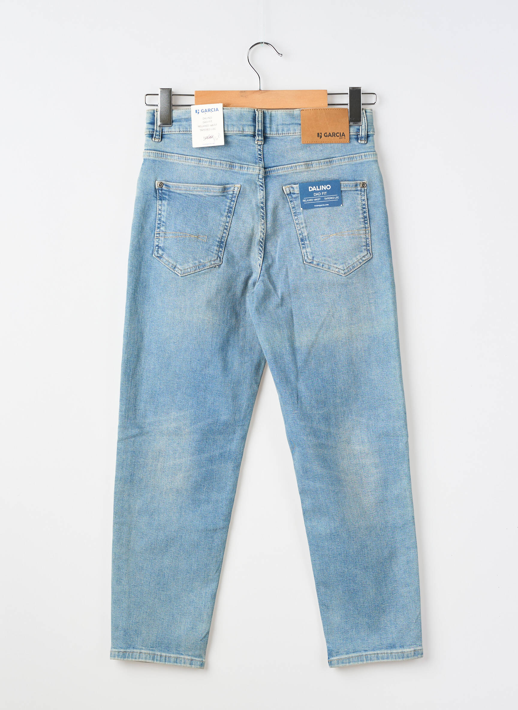 Jeans boyfriend stretch taille ajustable bleu GARCIA fille