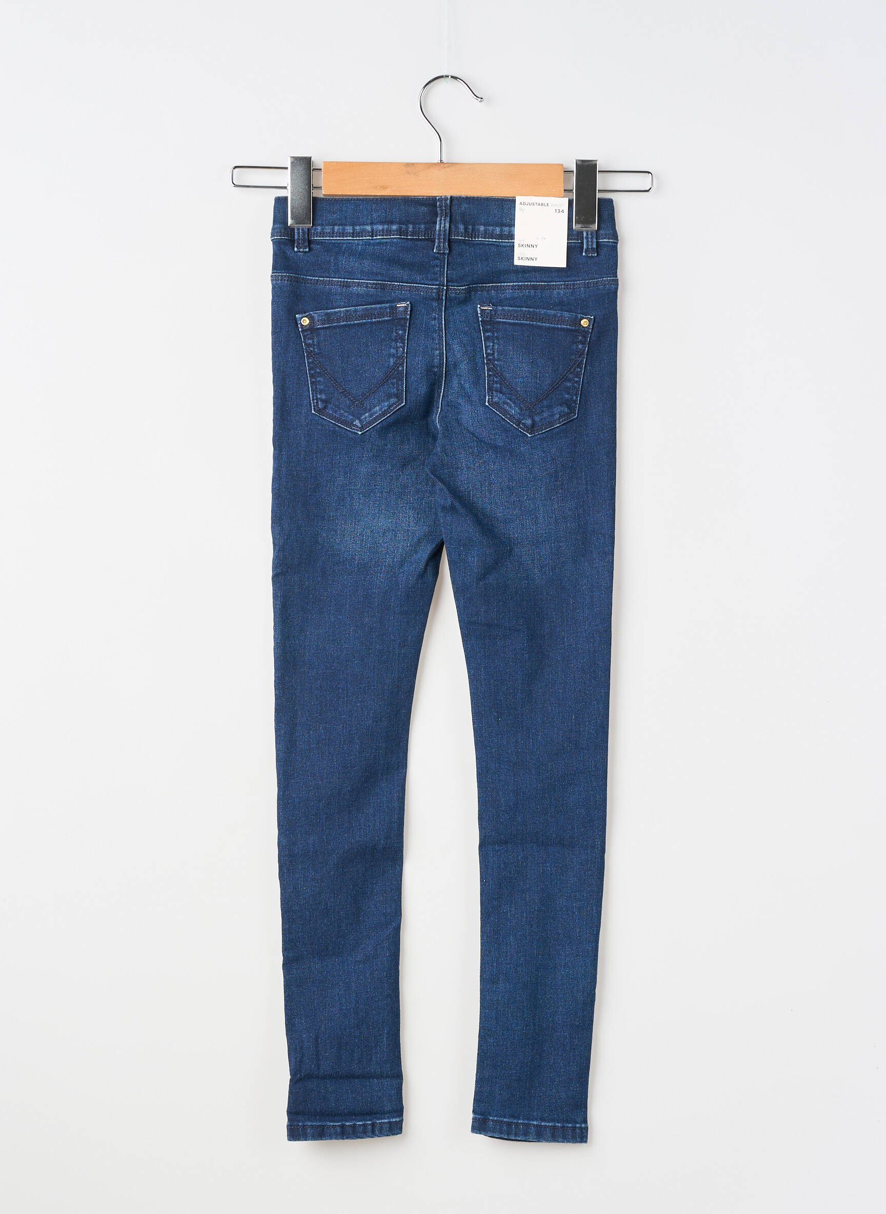 Jeans skinny stretch taille ajustable bleu NAME IT fille
