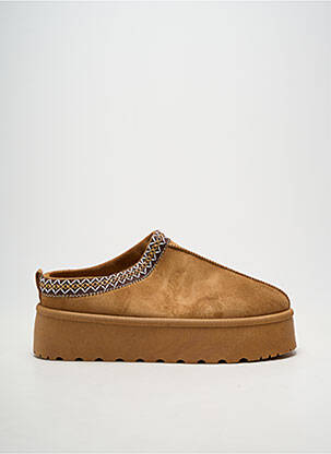 Mules/sabots talon de 4 à 6cm marron EXQUILY femme