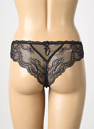 Tanga stretch noir LISE CHARMEL femme