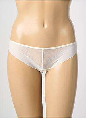 Tanga légère et transparente beige CHANTELLE femme