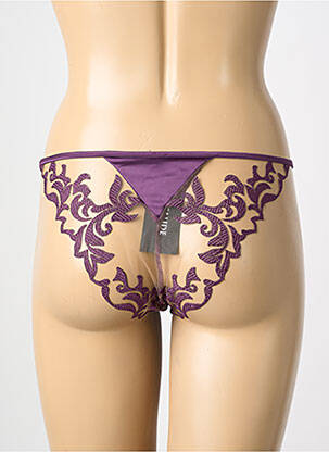 Culotte effet matière satinée violet PRELUDE femme